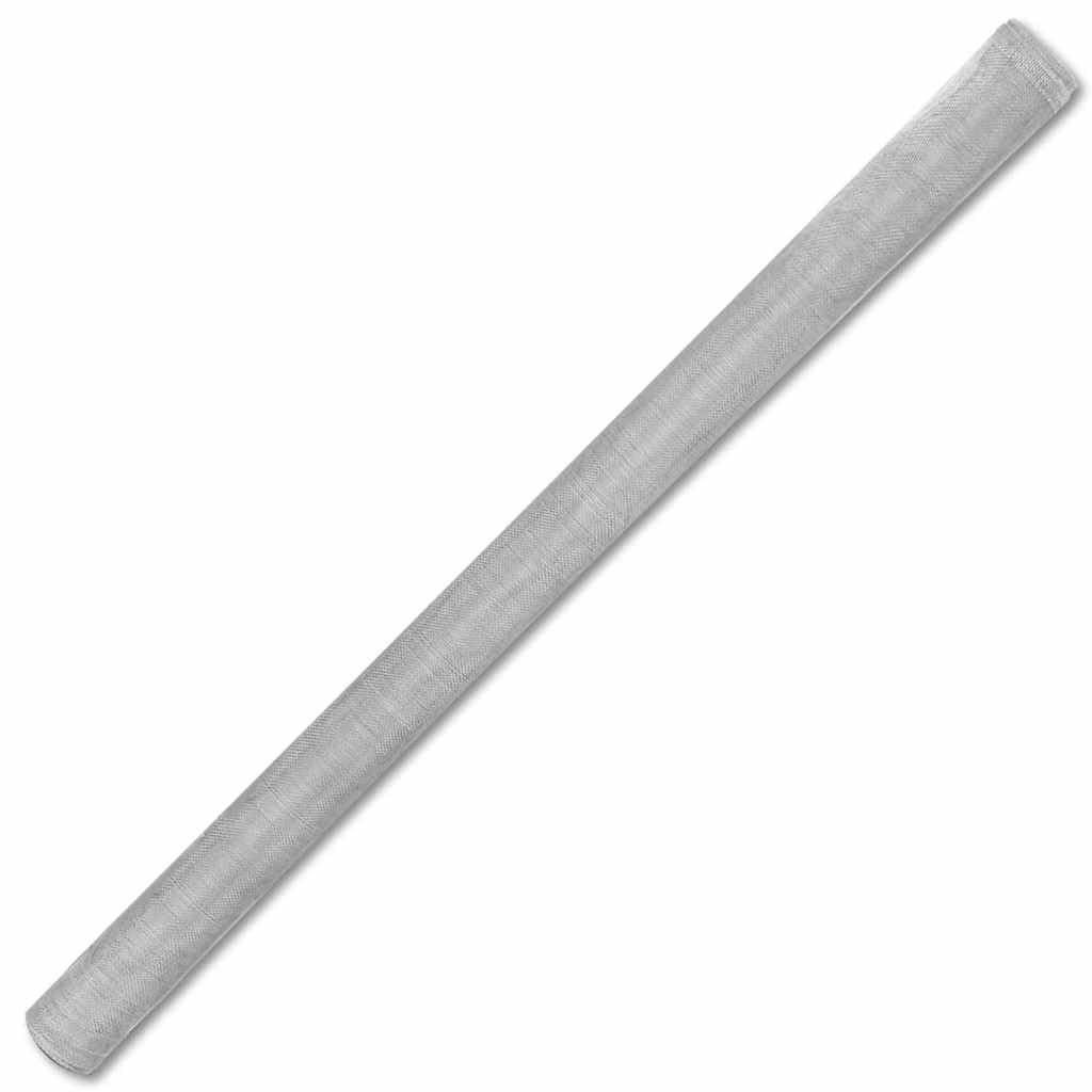 Aluminum Mesh 39.4x196.9 Inches Silver P49578
