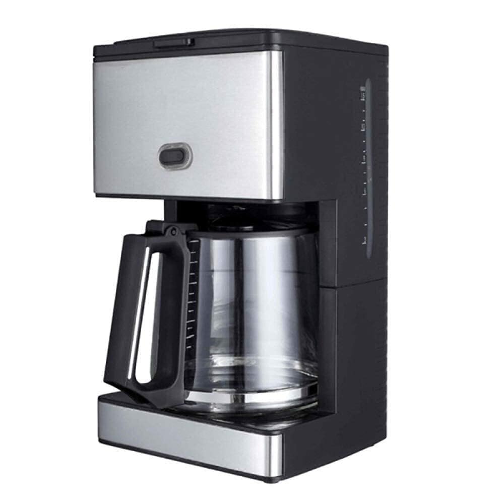 Black Stainless Steel 1.8L Drip Coffee Maker F718