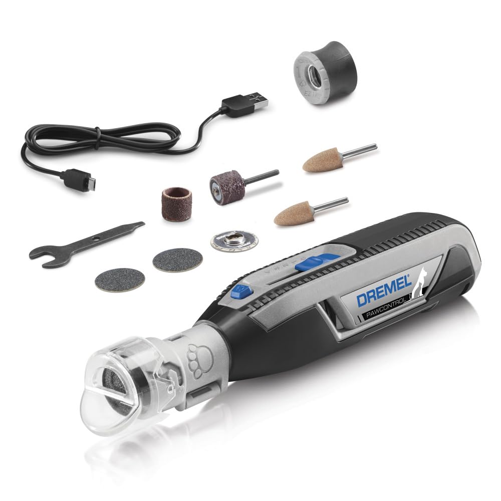Dog Nail Grinder and Trimmer, Pet Grooming Kit A616683