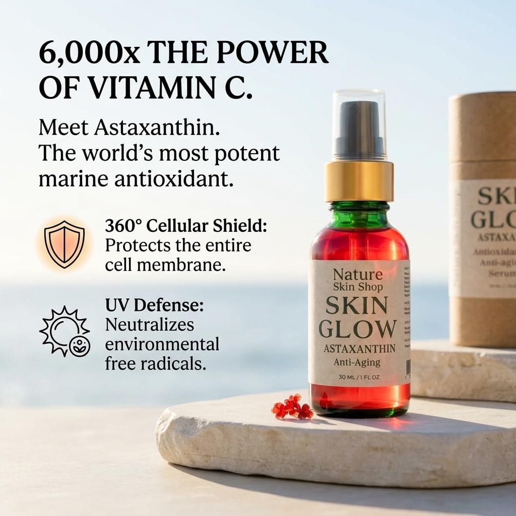 Astaxanthin Ceramide Anti-Aging Face Serum, 1 oz T192095