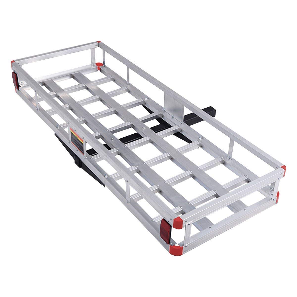 Aluminum Hitch Mount Cargo Carrier 60" x 22" 500LBS E6987