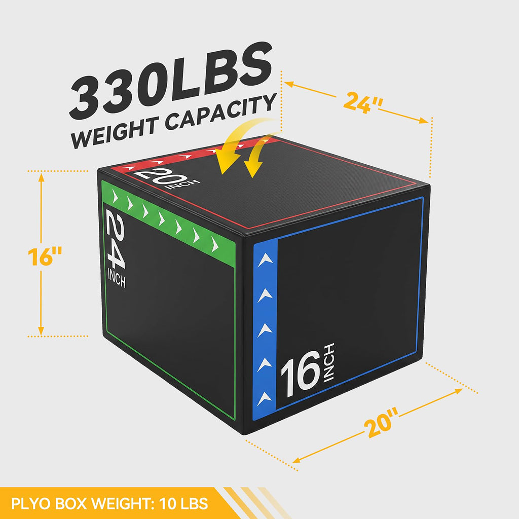 3-in-1 Plyo Jumping Exercise Box V4237