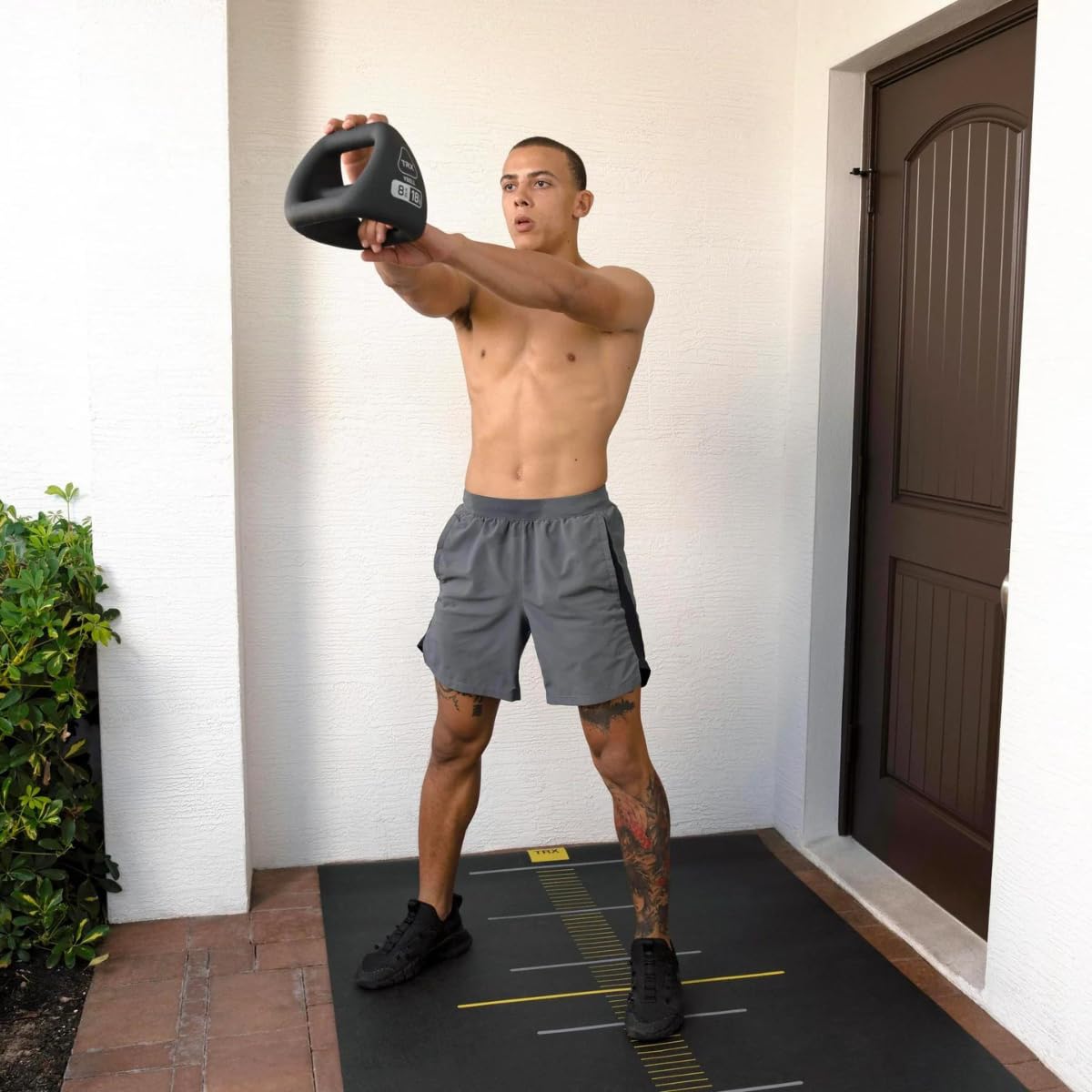 3-in-1 Kettlebell, Dumbbell and Push Up Bar Workout Equipment U81580