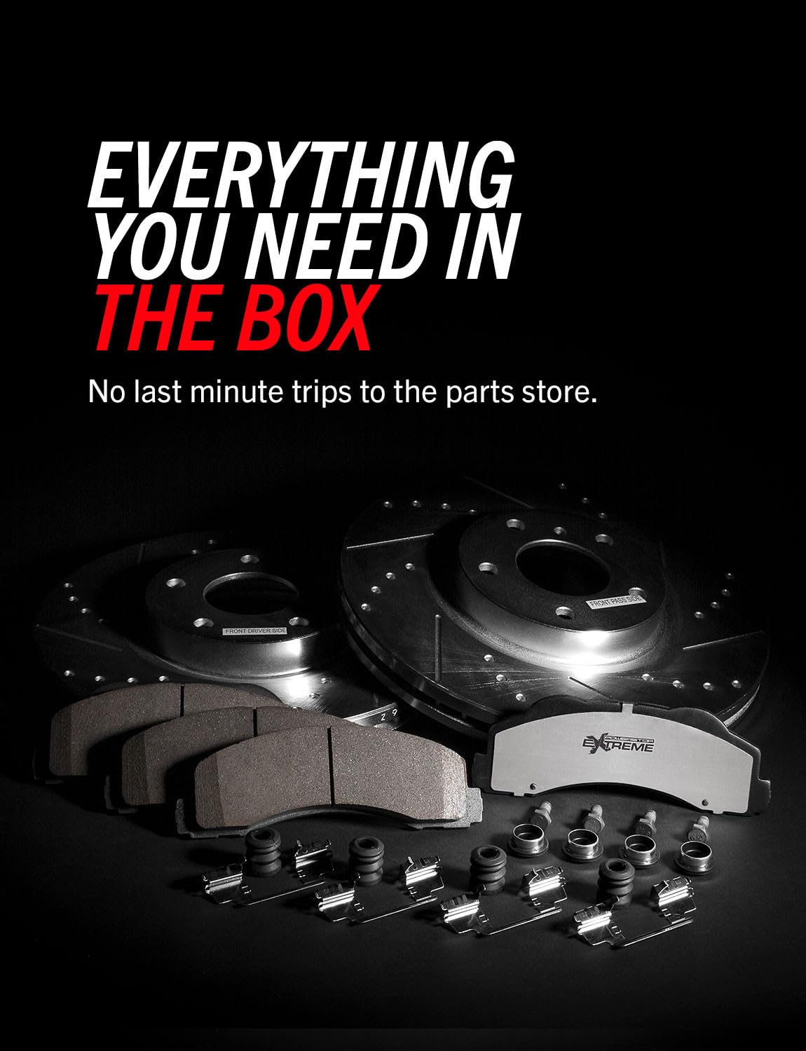Front Brake Pad & Rotor Kit W8295