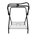 Portable Folding Saddle Rack Powder-Coated Steel J8442
