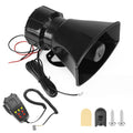 12V 100W 7-Sound Alarm Horn Siren Speaker E9517
