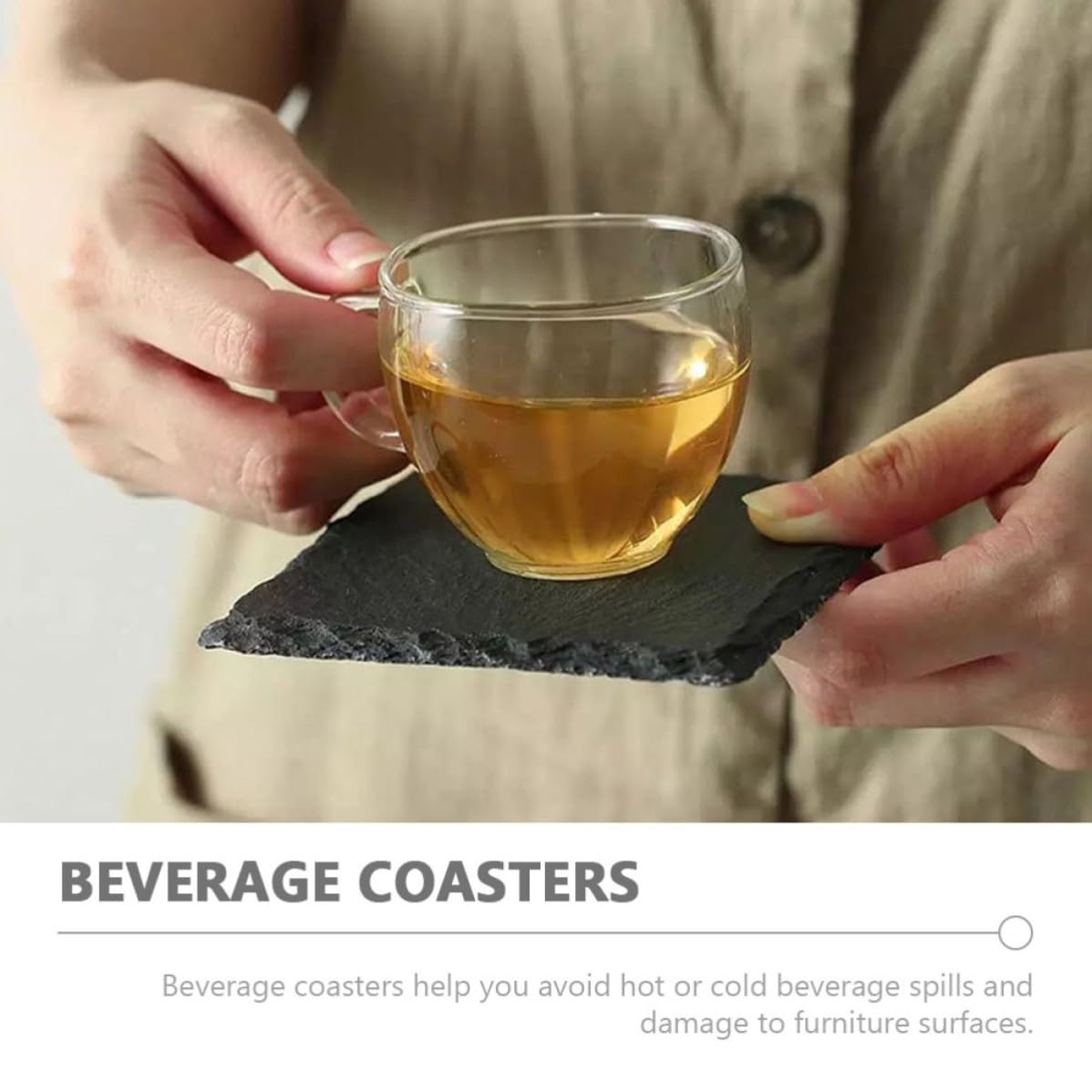 Natural Stone Drink Coasters L6515