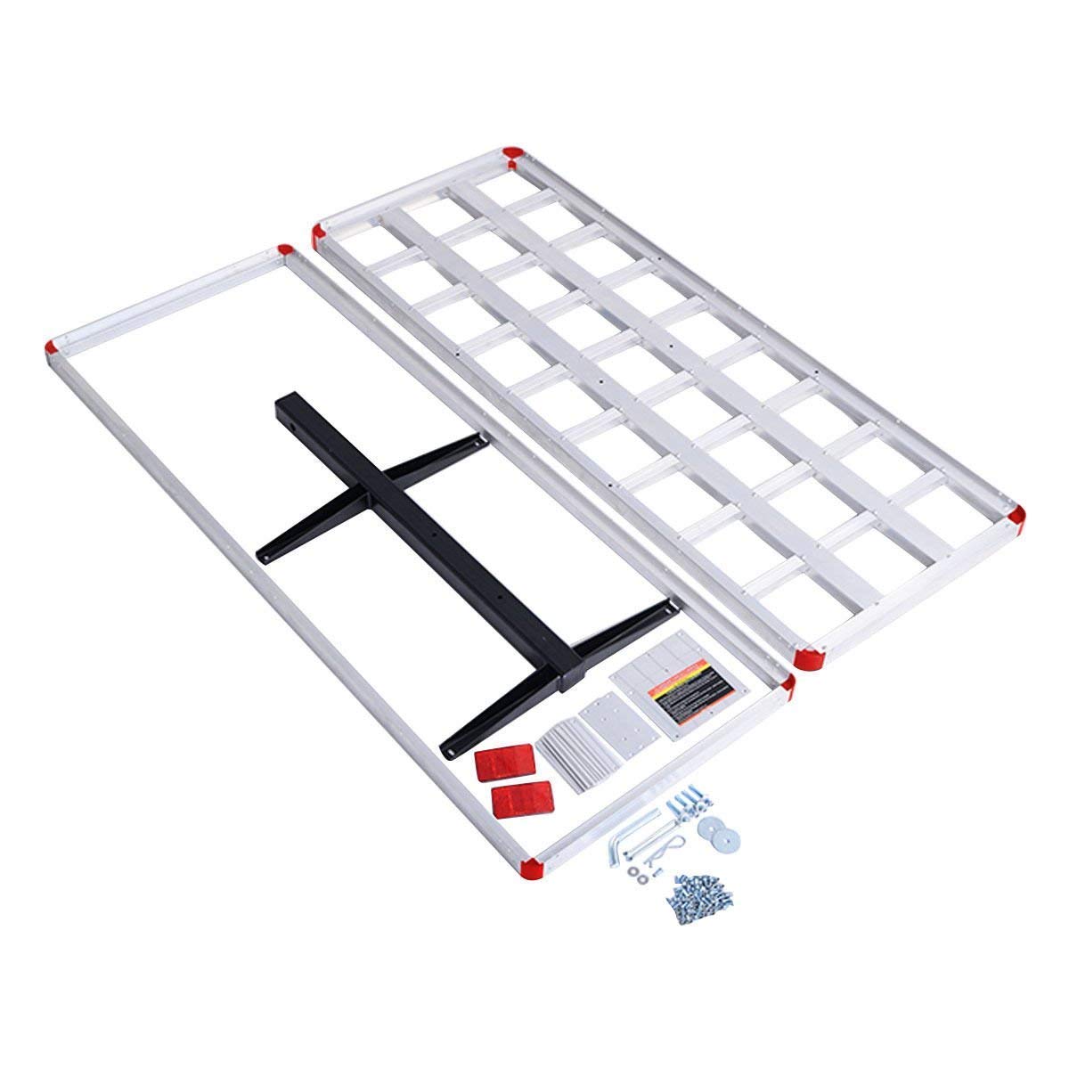 Aluminum Hitch Mount Cargo Carrier 60" x 22" 500LBS E6987