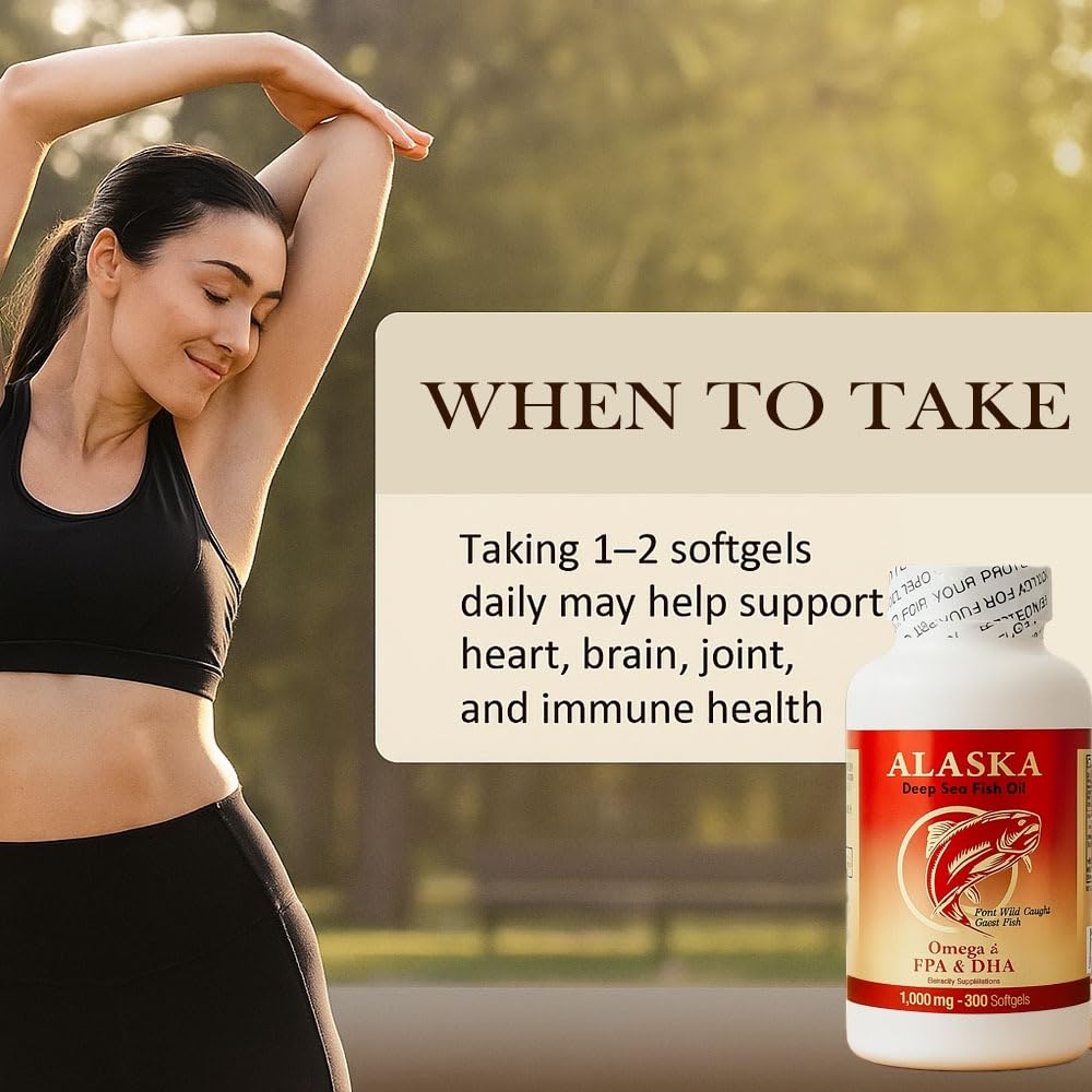 Omega 3 Fish Oil 1000mg 300 Softgels X81564