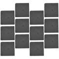 Black Natural Stone Cup Coaster Set A248