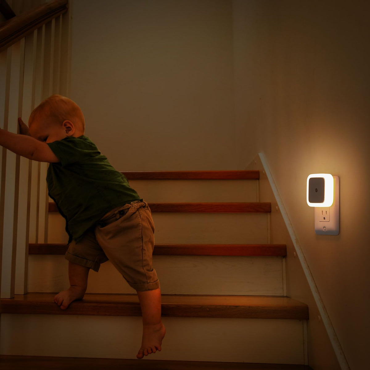 Warm White 8-Pack Plug in Night Light Q504