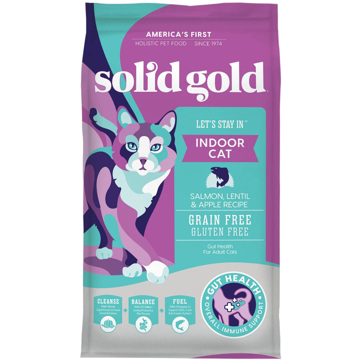 Salmon Dry Cat Food and Wet Cat Food Variety Pack V4495