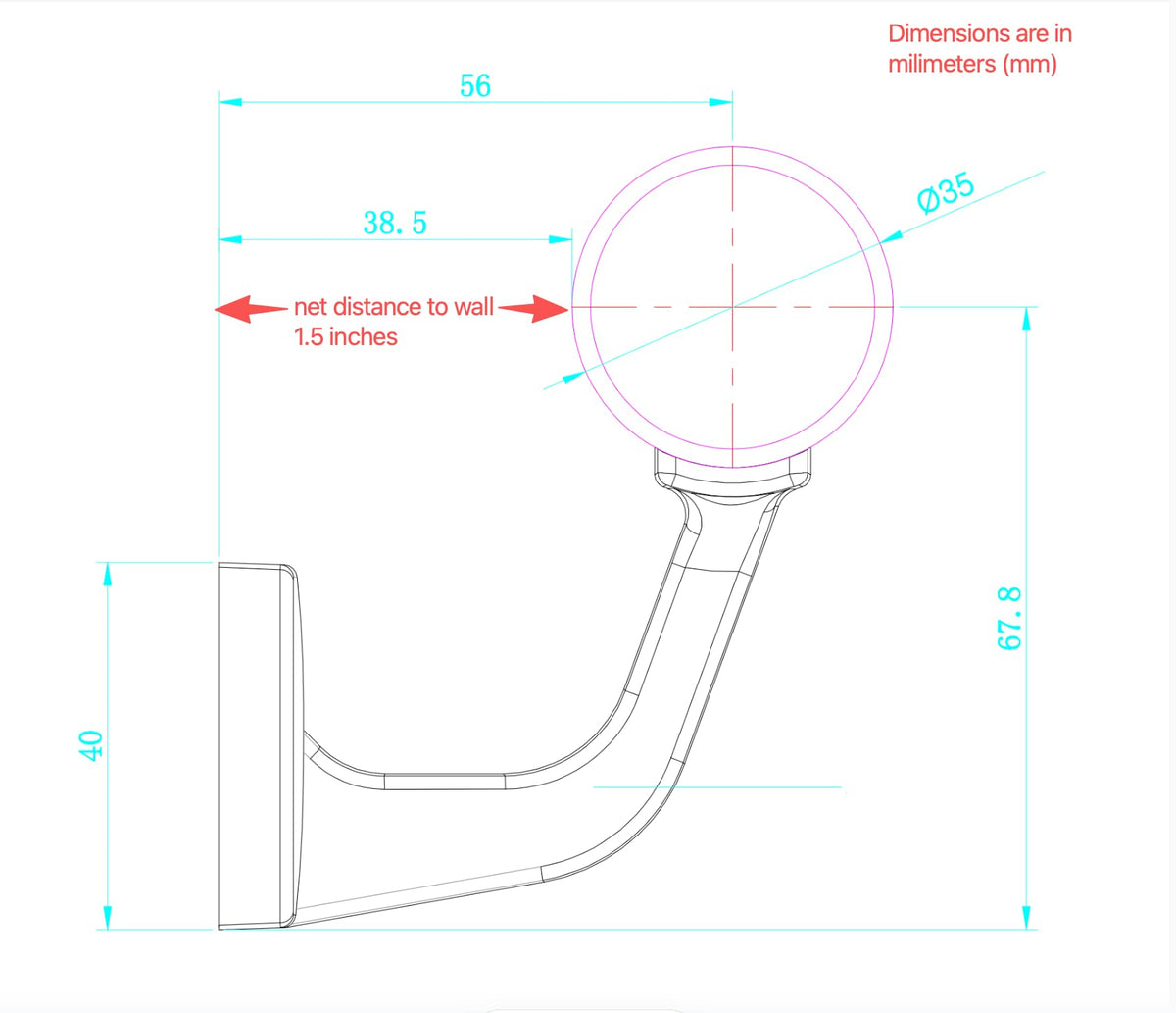 7 FT Matte Black Aluminum Handrail Set M35447