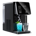 2-in-1 Countertop Ice Maker Machine with Water Dispenser, Black T252