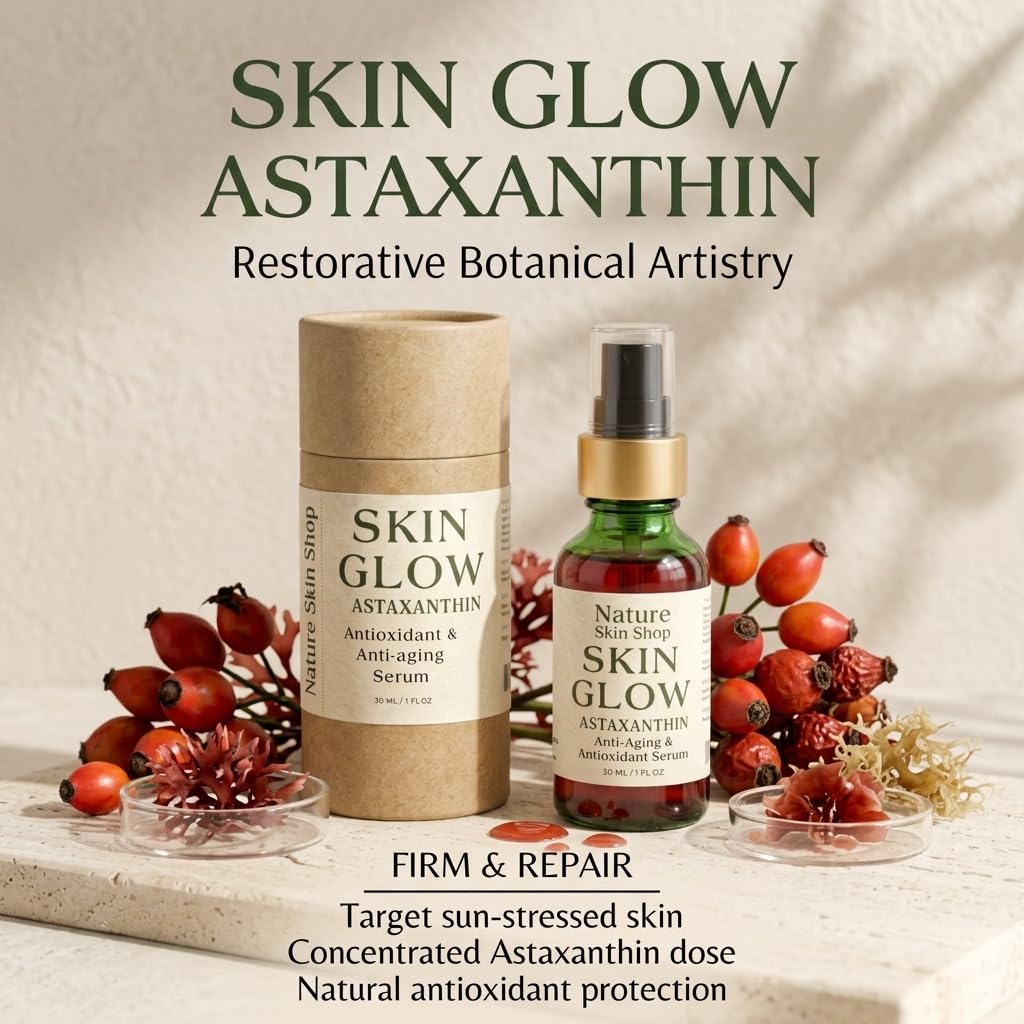 Astaxanthin Ceramide Anti-Aging Face Serum, 1 oz T192095
