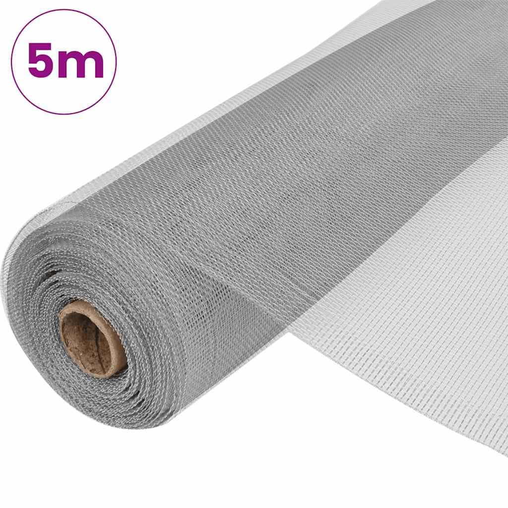 Aluminum Mesh 39.4x196.9 Inches Silver P49578