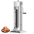 Manual Sausage Stuffer 15 Lb with 4 Stainless Steel Stuffing Tubes N318
