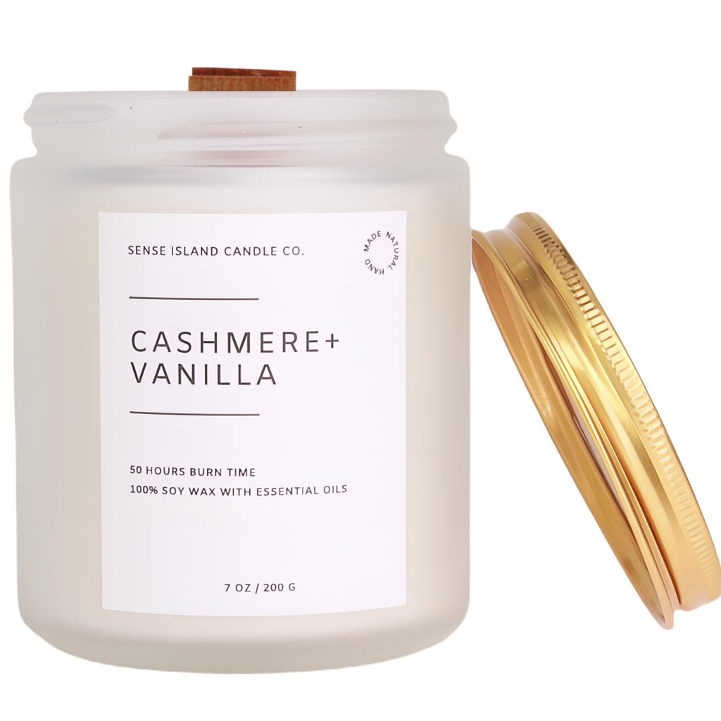 Vanilla Cashmere Scented Soy Wax Candle A231