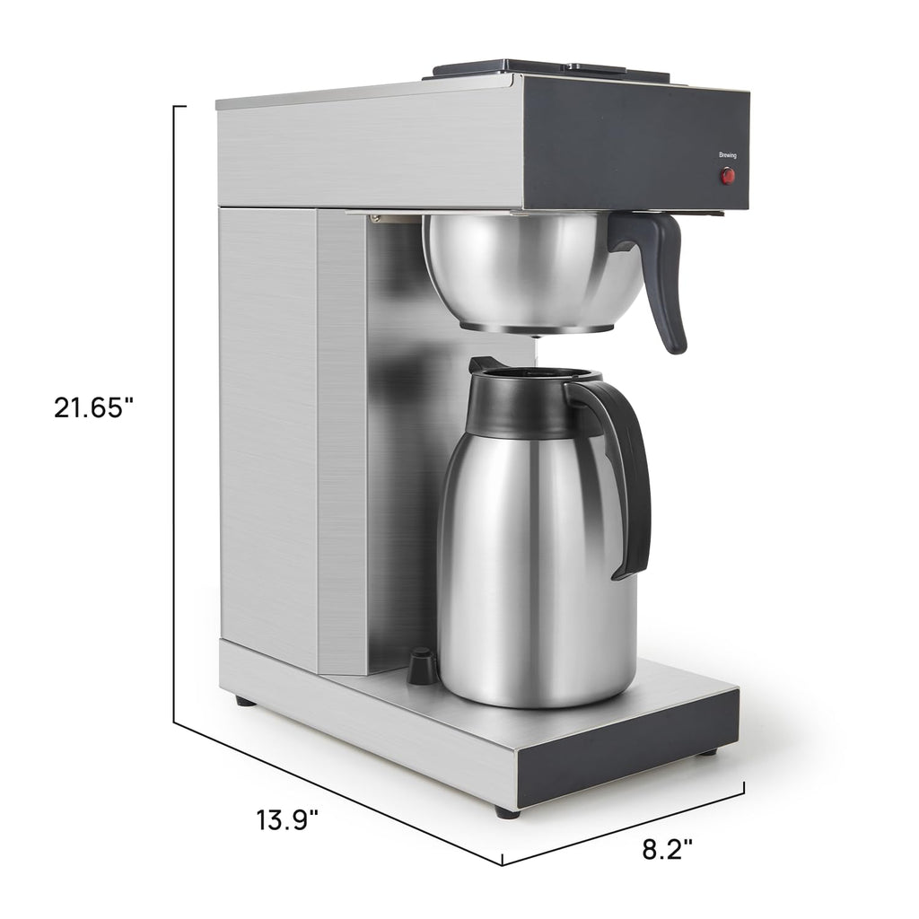 12-Cup Commercial Coffee Maker with Thermal Carafe F711198