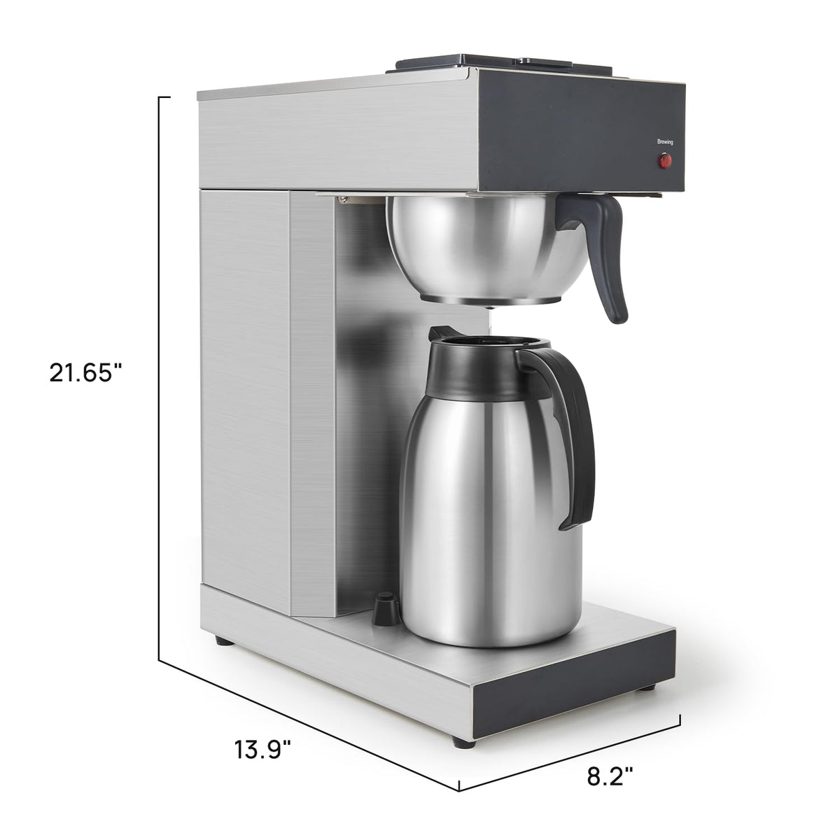 12-Cup Commercial Coffee Maker with Thermal Carafe F711198
