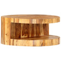 25.6"x11.8" Solid Sheesham Wood Coffee Table M42178
