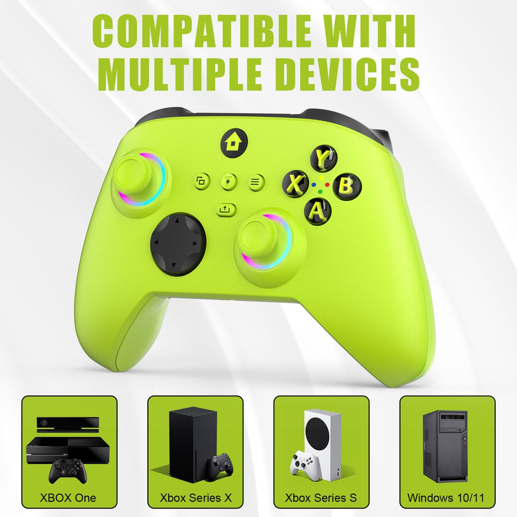 Wireless Controller for Xbox One Xbox Series X/S PC with RGB LED Light V329