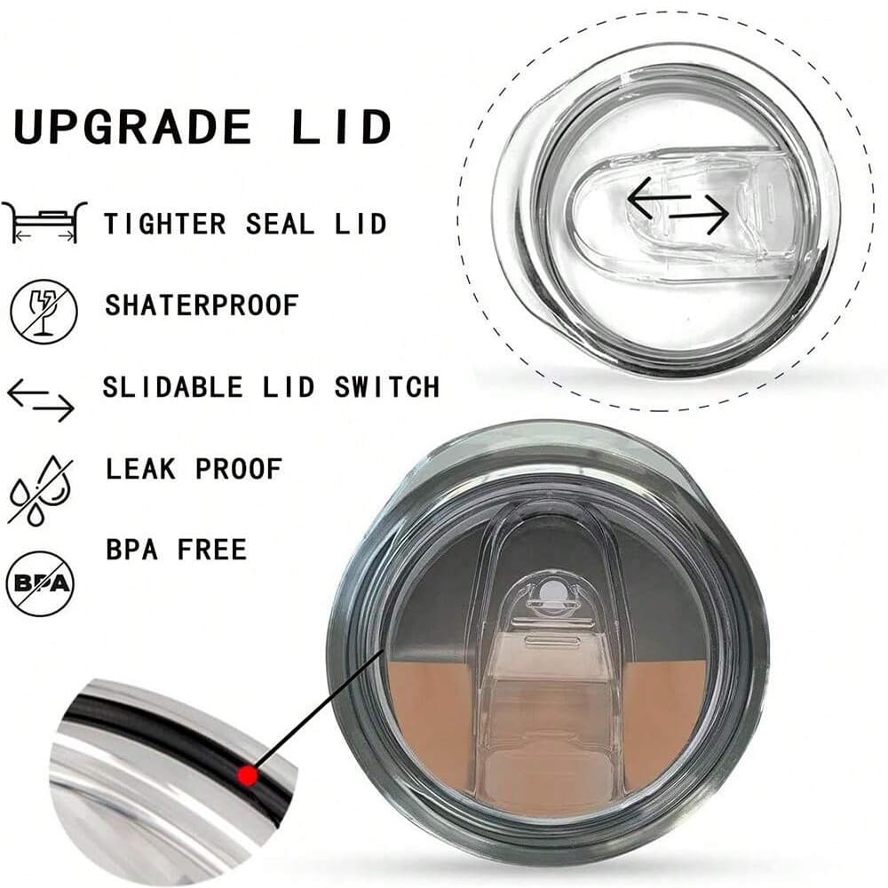 20oz Stainless Steel Insulated Tumbler with Lid & Straw L409