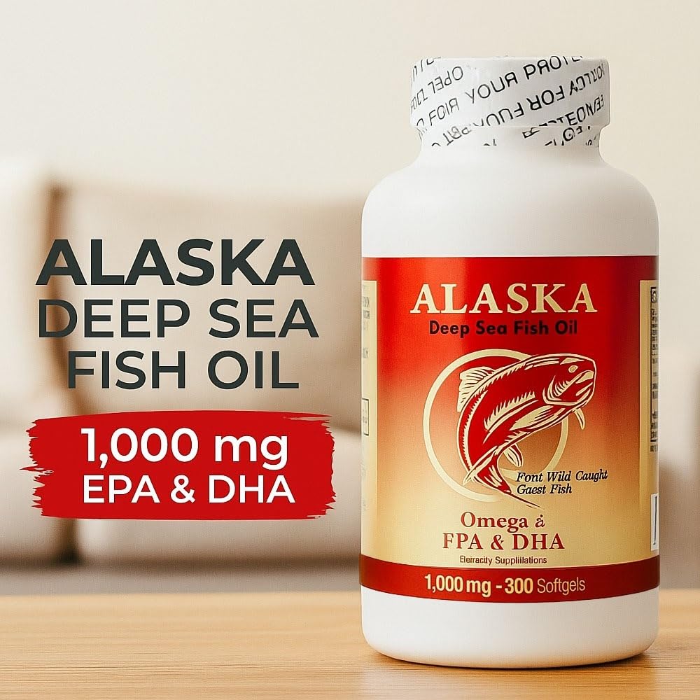 Omega 3 Fish Oil 1000mg 300 Softgels X81564