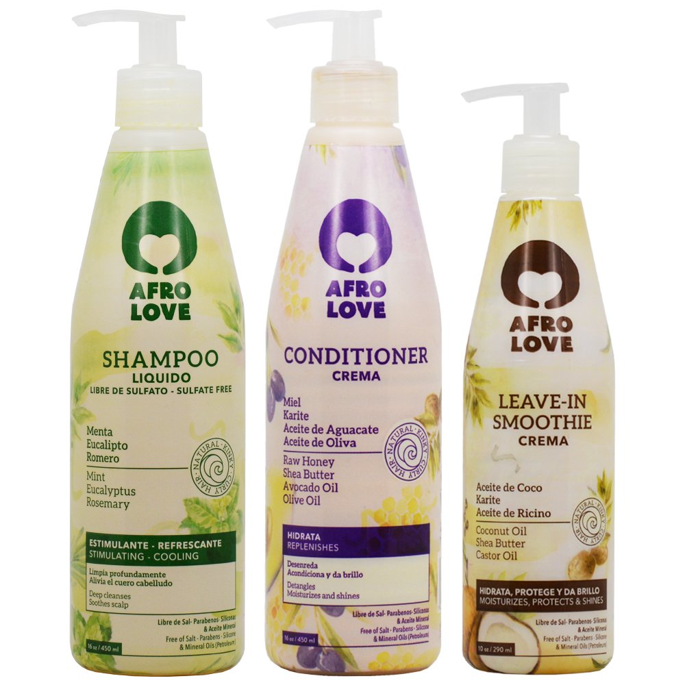16oz Shampoo & Conditioner + 10oz Leave-In Set Sulfate-Free H201051