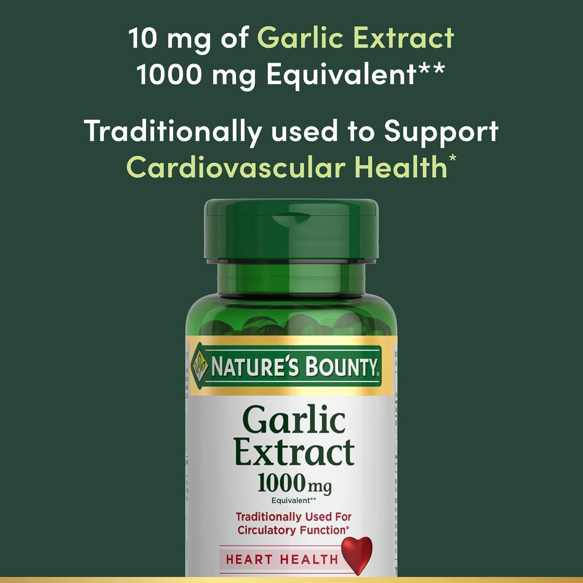 Garlic Extract 1000 mg Softgels Pack of 2 G5013