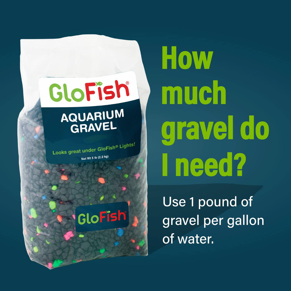 Black Aquarium Gravel 5 lb Bag L6299