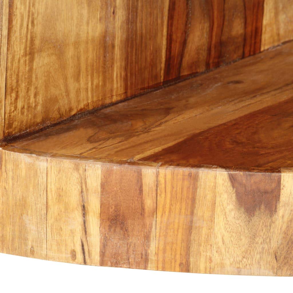 25.6"x11.8" Solid Sheesham Wood Coffee Table M42178