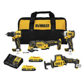 20-Volt Lithium-Ion Cordless Brushless Combo Kit 4-Tool with 2.0Ah Batteries G46720