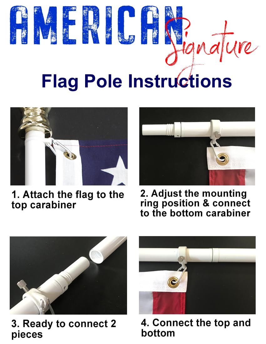 American Flag with Pole F35621