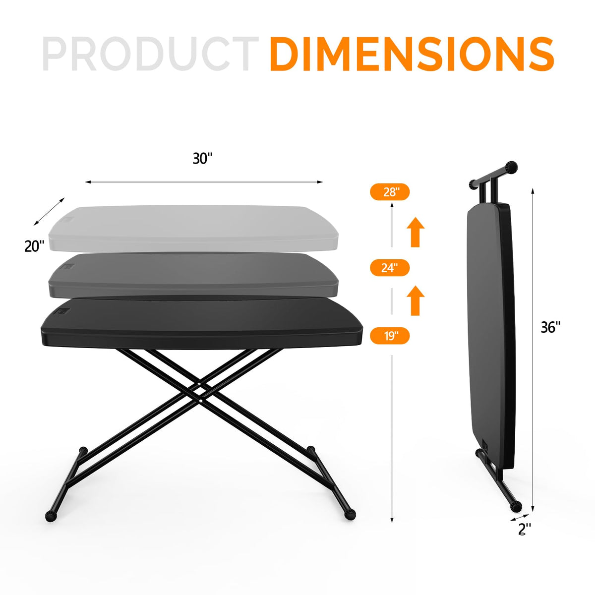 Small Folding Table T2448