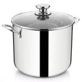 12 Qt Stainless Steel Stock Pot with Lid P2941