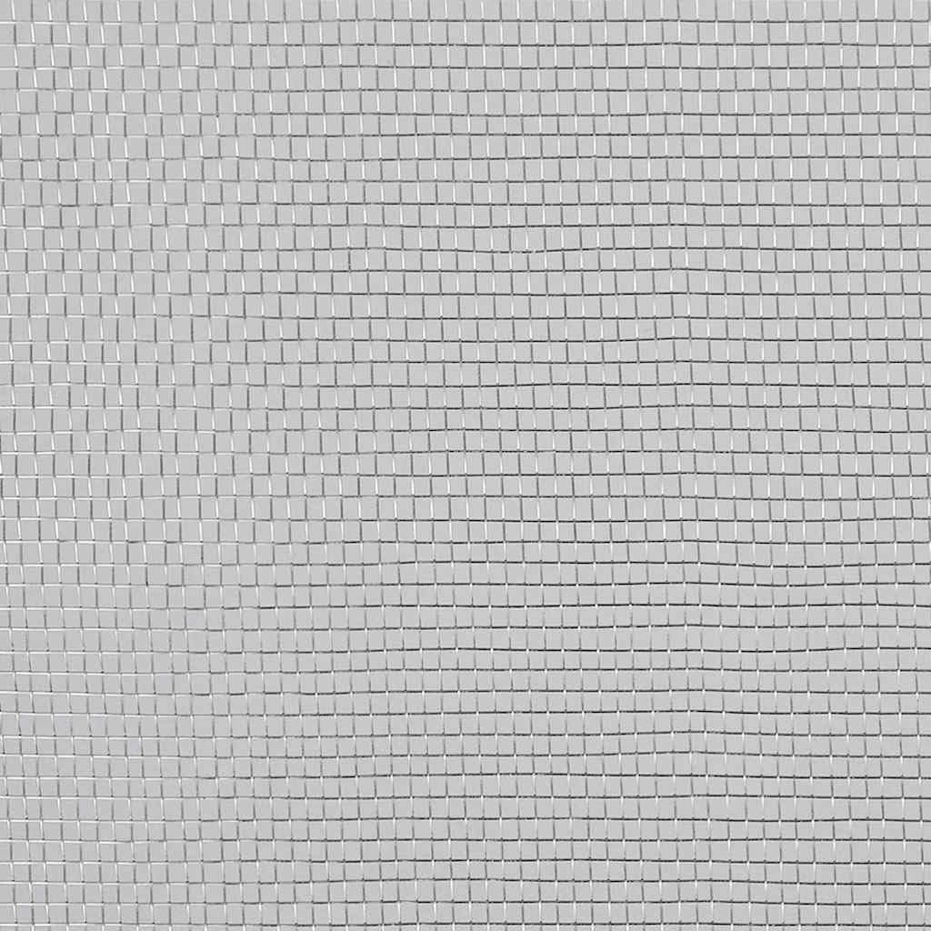 Aluminum Mesh 39.4x196.9 Inches Silver P49578