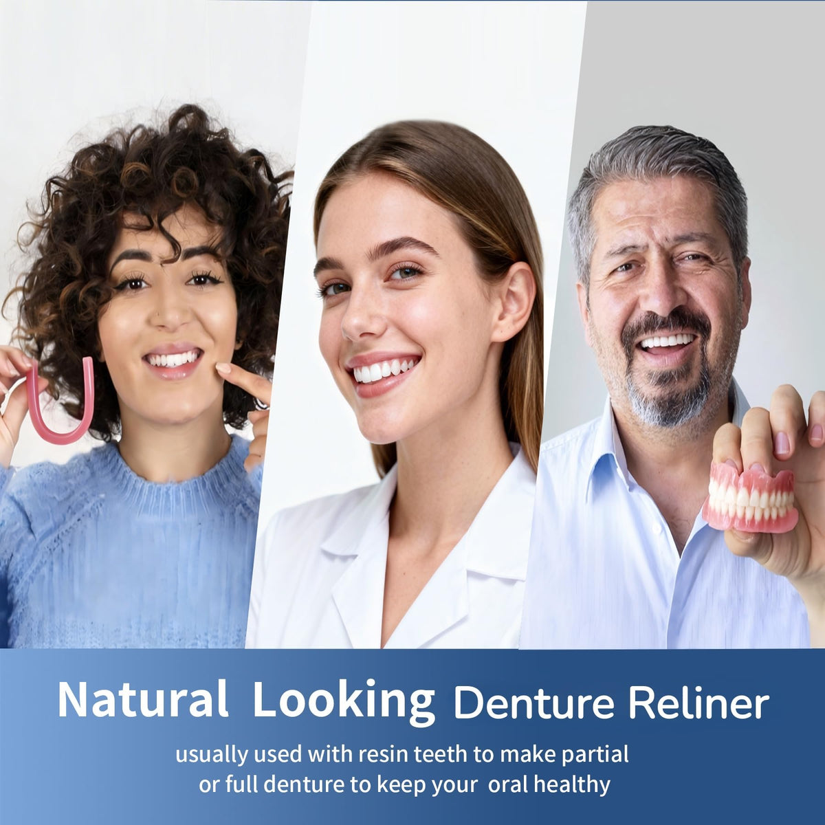 Boil & Fit Denture Reliner Kit for Full or Partial Denture E205058