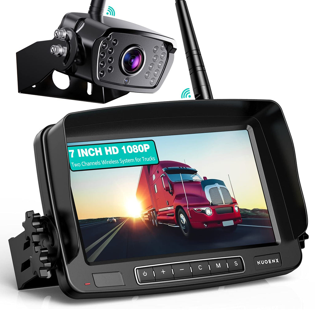 Wireless Backup Camera 7 Inch Monitor Rear View Camera System IP69 Waterproof Night Vision Y784991