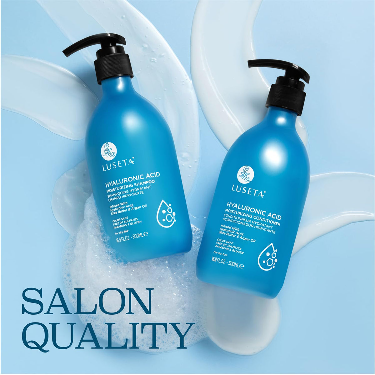 Hydrating Shampoo and Conditioner Set with Shea Butter & Avocado Oil P1089