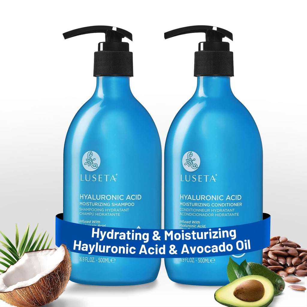 Hydrating Shampoo and Conditioner Set with Shea Butter & Avocado Oil P1089