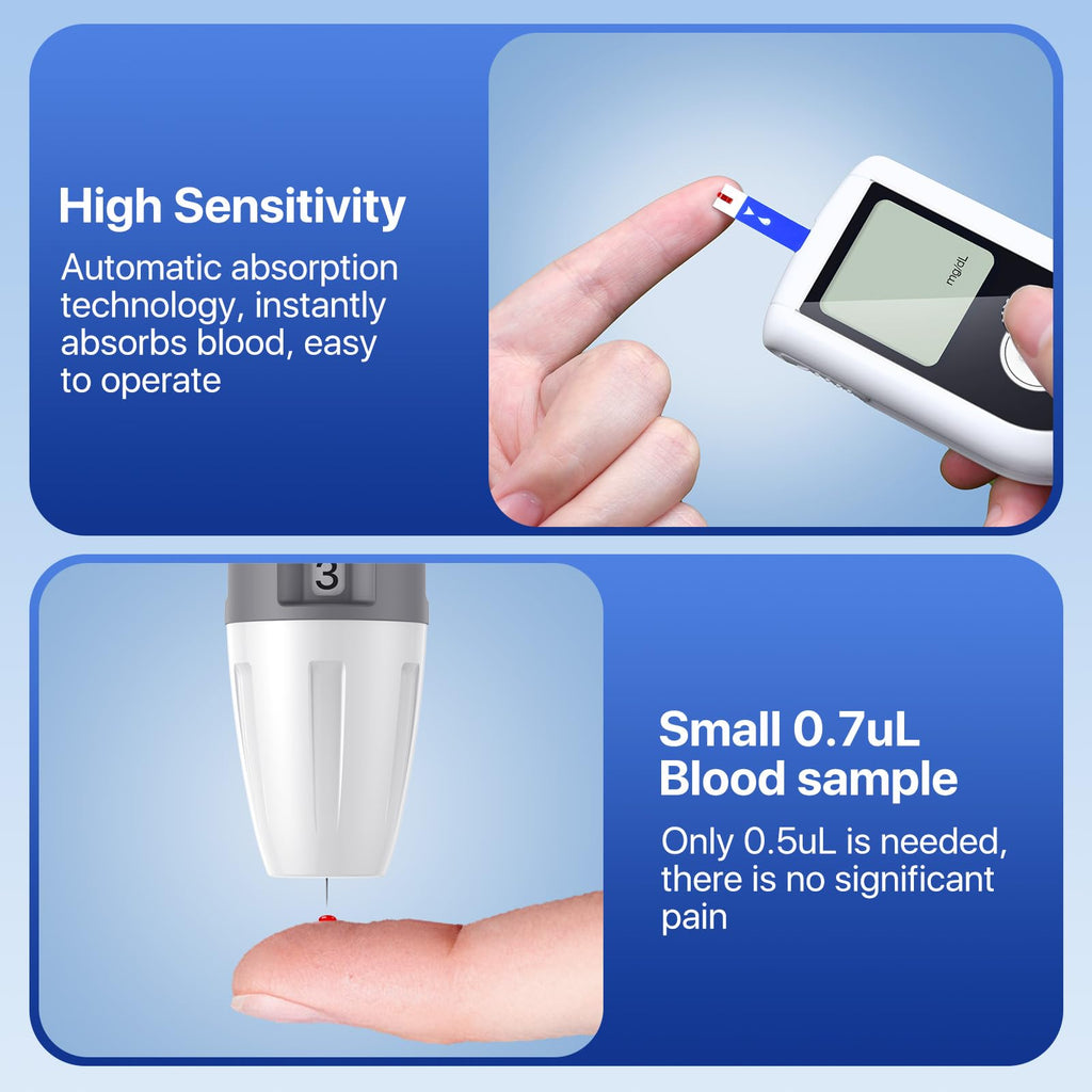Blood Glucose Test Strips 100ct & Lancets 100ct T277