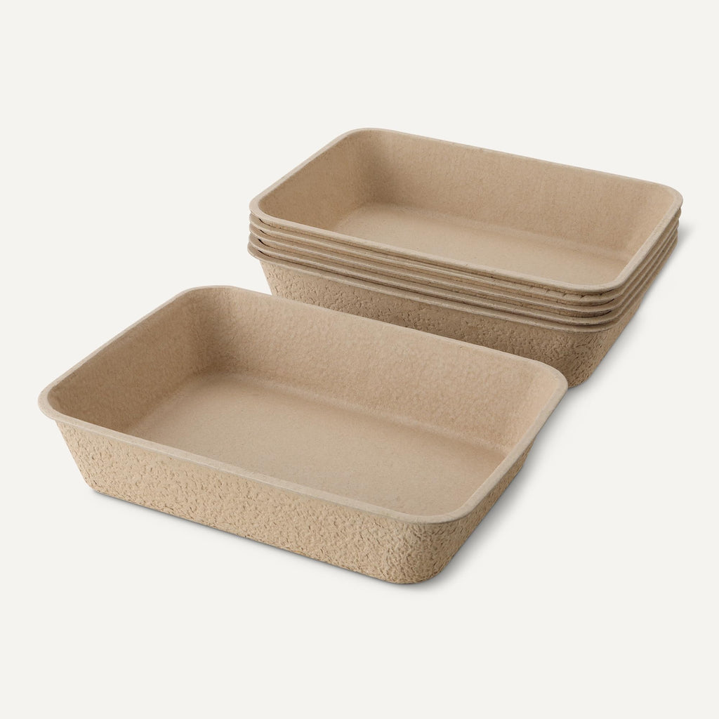 Disposable Cat Litter Box Large 6-Pack S207830