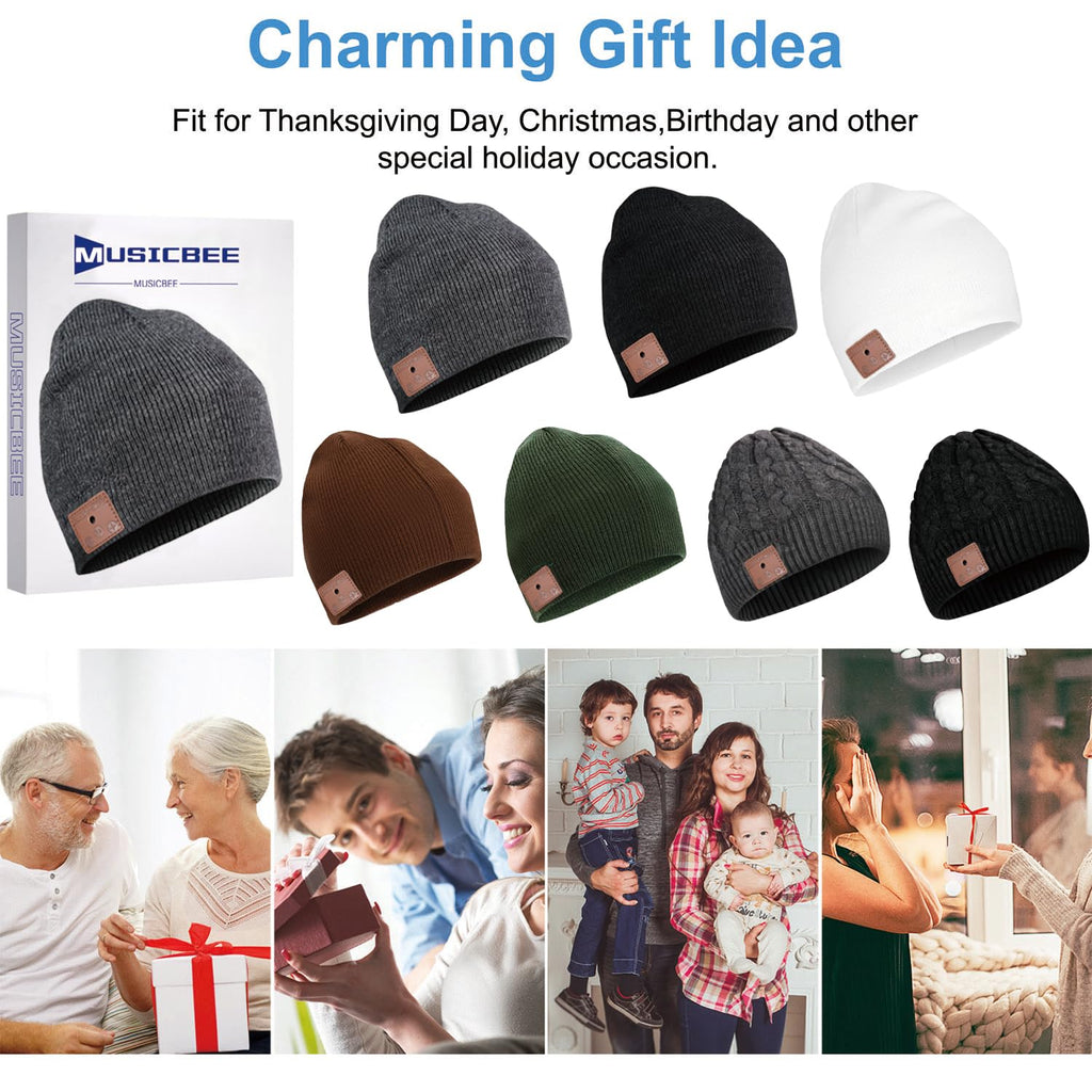Bluetooth Knit Winter Cap with Microphone A4829