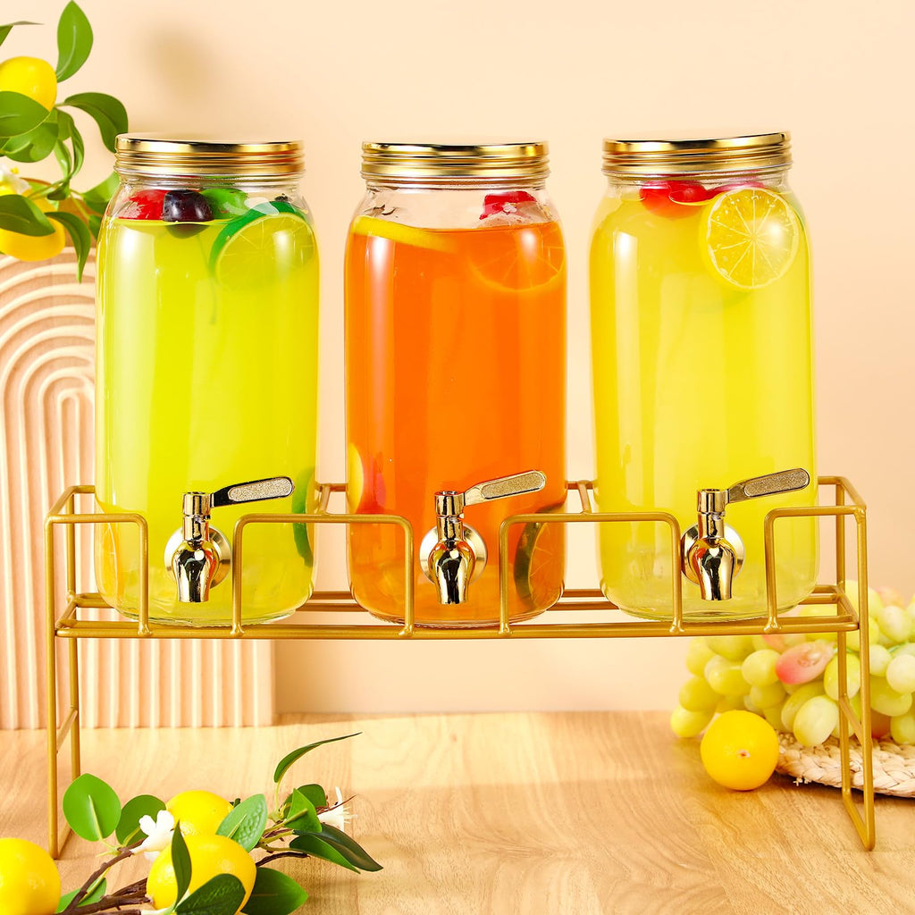 80 oz Glass Beverage Dispenser with Stand Y17180