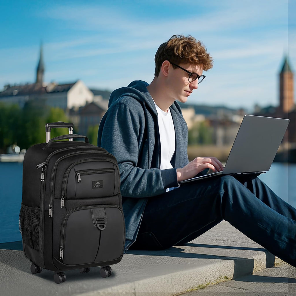 Rolling Backpack with 4 Wheels P1453