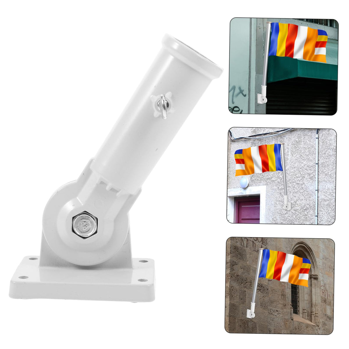 4pcs Aluminum Flag Pole Holder Bracket F470512