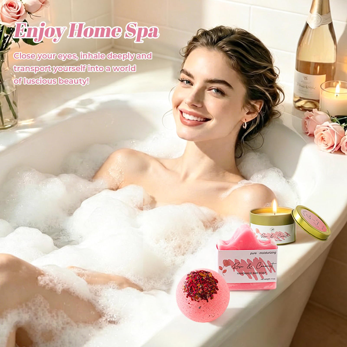Spa Relaxation Self Care Gift Set U6892