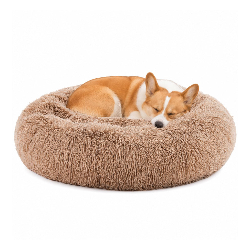 30.7 Inch Fluffy Faux Fur Plush Dog Bed Z3139