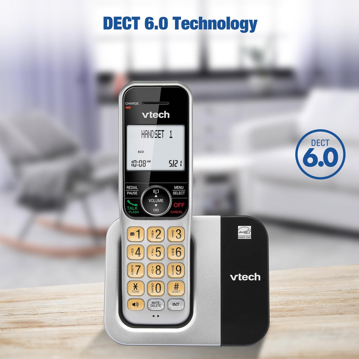 2-Handset Cordless Phone System with Call Block C41210
